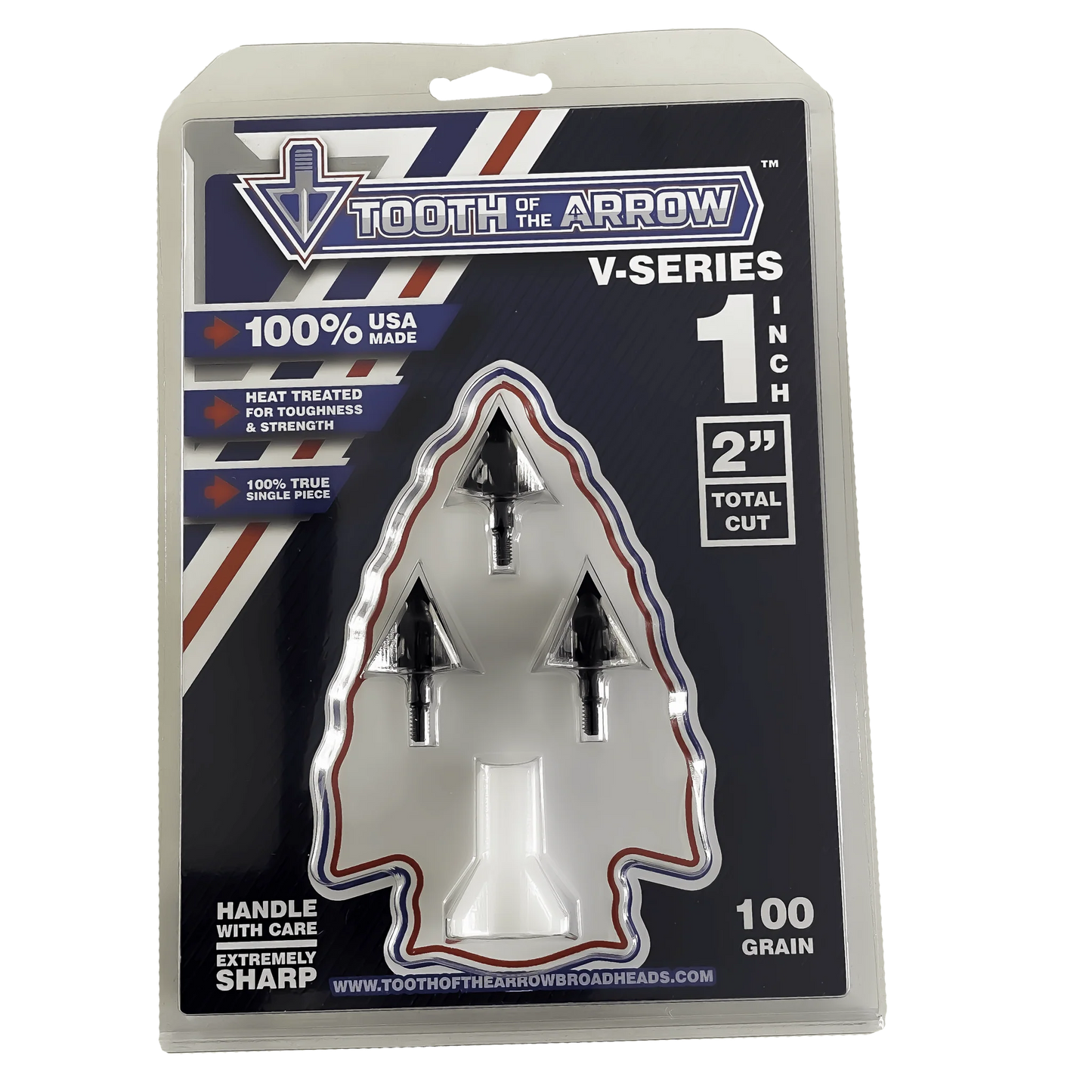 Tooth of the Arrow Broadheads - Vented