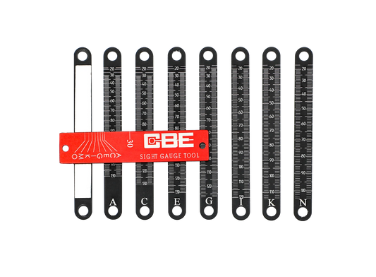 CBE Metal Engraved Sight Scale With Laser Engraved Sight Gauge