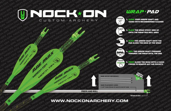 NOCK ON - Arrow Wrap Pad – Prairie Mountain Outdoors